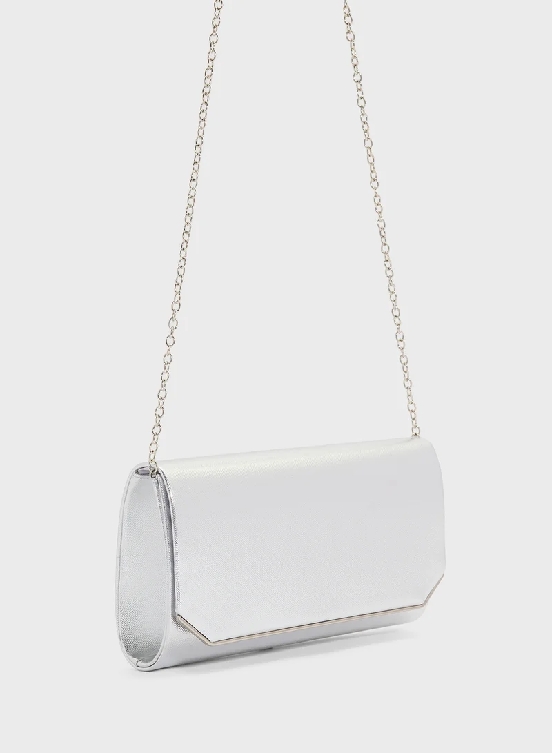 ايلا ليمتد اديشن Metal Edge Detail Clutch Bag