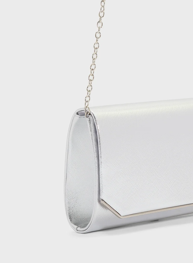 ايلا ليمتد اديشن Metal Edge Detail Clutch Bag
