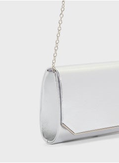 Ella Limited Edition Metal Edge Detail Clutch Bag  - Image 4