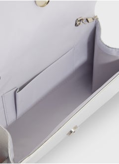 Ella Limited Edition Metal Edge Detail Clutch Bag  - Image 5