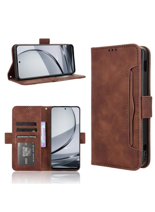The Bros Case For ZTE nubia Focus Pro 5G Skin Feel Calf Texture Card Slots Leather Phone Case