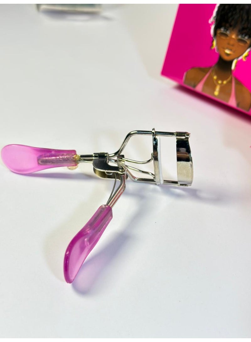 Eyelash Curler, Stainless Steel Curling Eyelash Curler,, Fashion Eyelash Curler (may vary color) 1PC - Image 1