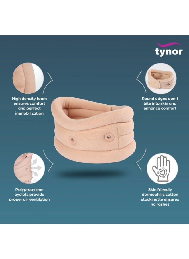 Tynor TYNOR Cervical Collar Soft with Support B 02 (M)  - Image 3
