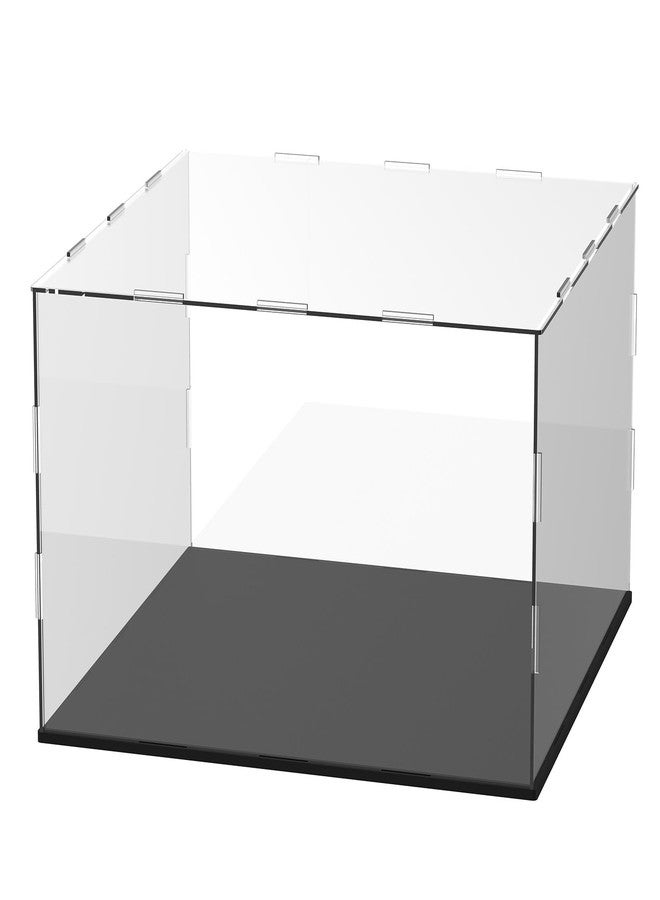 M METERXITY Clear Acrylic Display Case, 12 x 12 x 8 Inch Assemble Clear Acrylic Display Box Dustproof for Action Figures/Model/Statues/Collectibles/Doll/Toys/Home Storage - Image 1