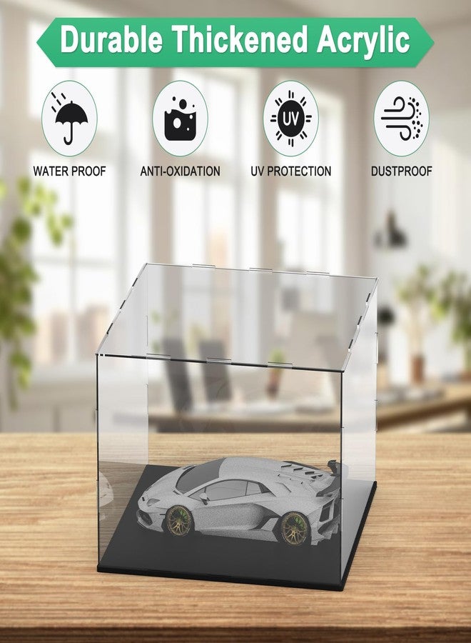 M METERXITY Clear Acrylic Display Case, 12 x 12 x 8 Inch Assemble Clear Acrylic Display Box Dustproof for Action Figures/Model/Statues/Collectibles/Doll/Toys/Home Storage - Image 2