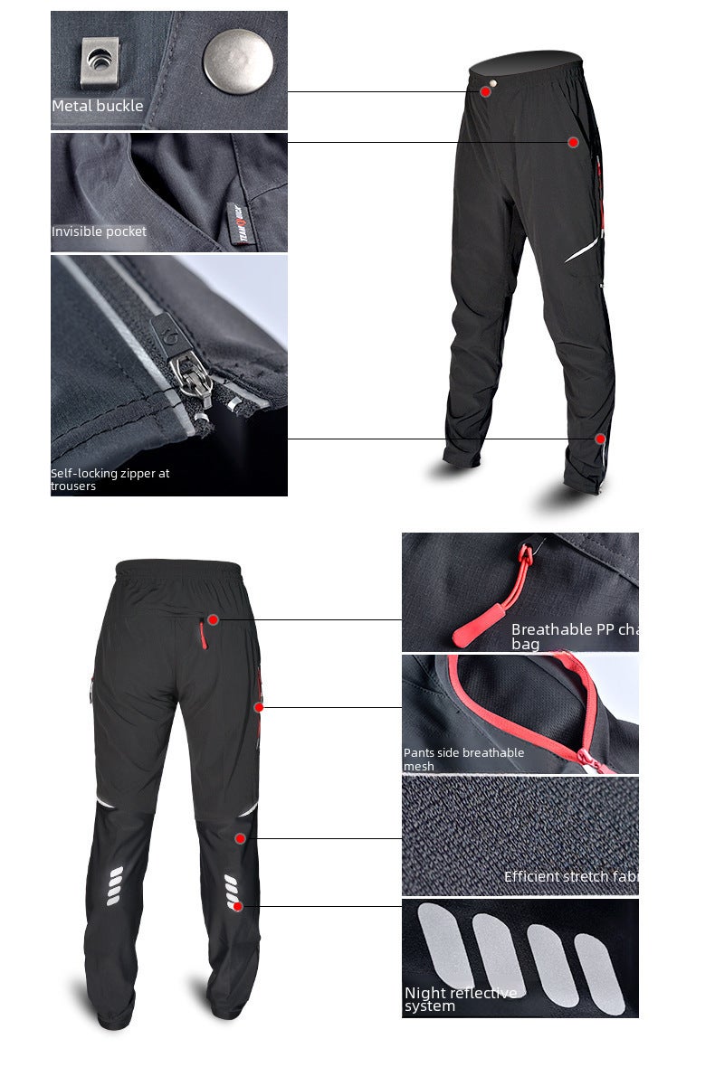 2016 New Korean Men'S Pants Cycling Pants Climbing Pants Breathable Sweat Absorbing Men'S Pants Cycling Pants - Image 5