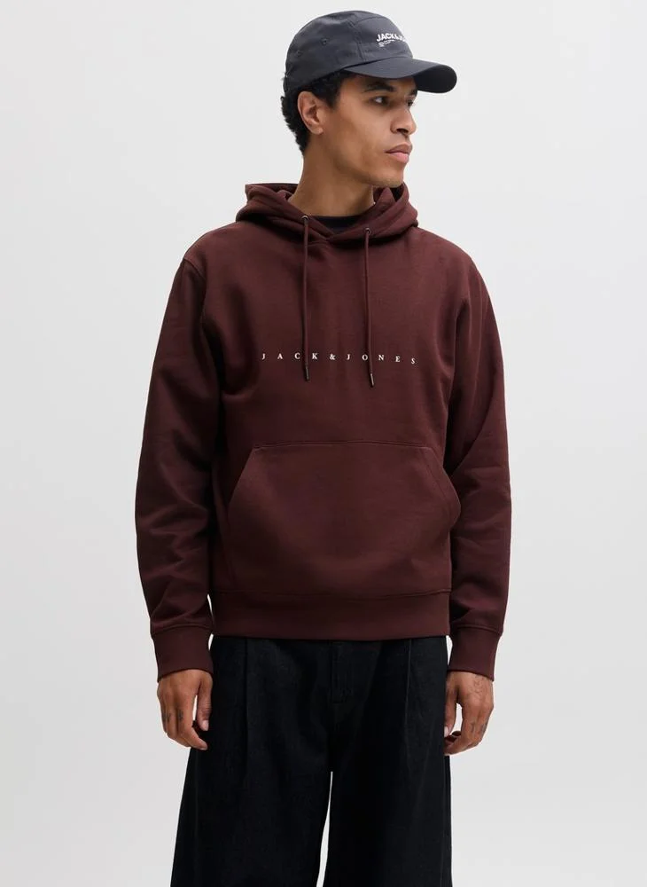 JACK & JONES Casual Logo Zip Hoodie