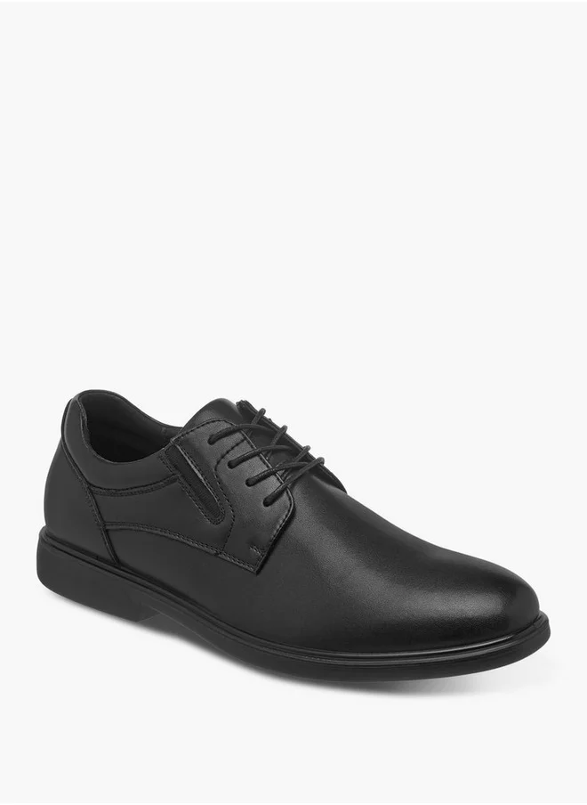 LBL by Shoexpress Men's Textured Lace-Up Derby Shoes
