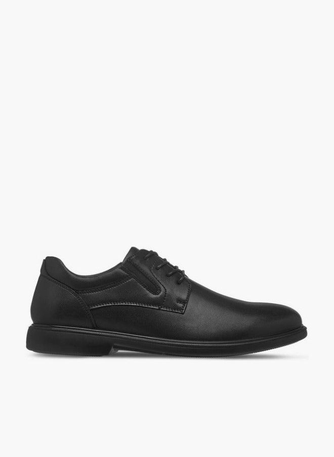 LBL by Shoexpress Textured Lace-Up Derby Shoes - Image 1