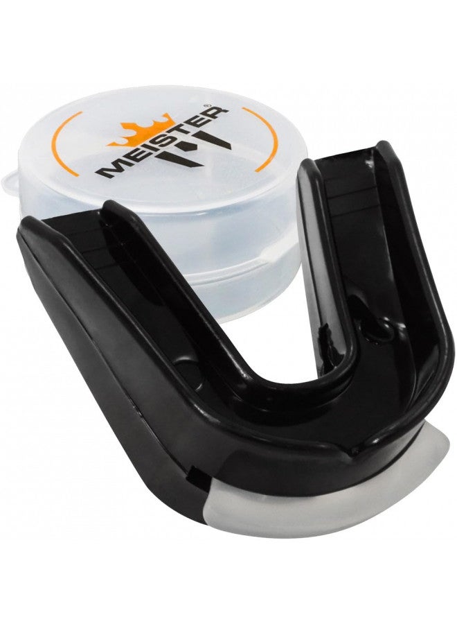 Meister Moldable Double Mouthguard w/Case - Black - Image 1