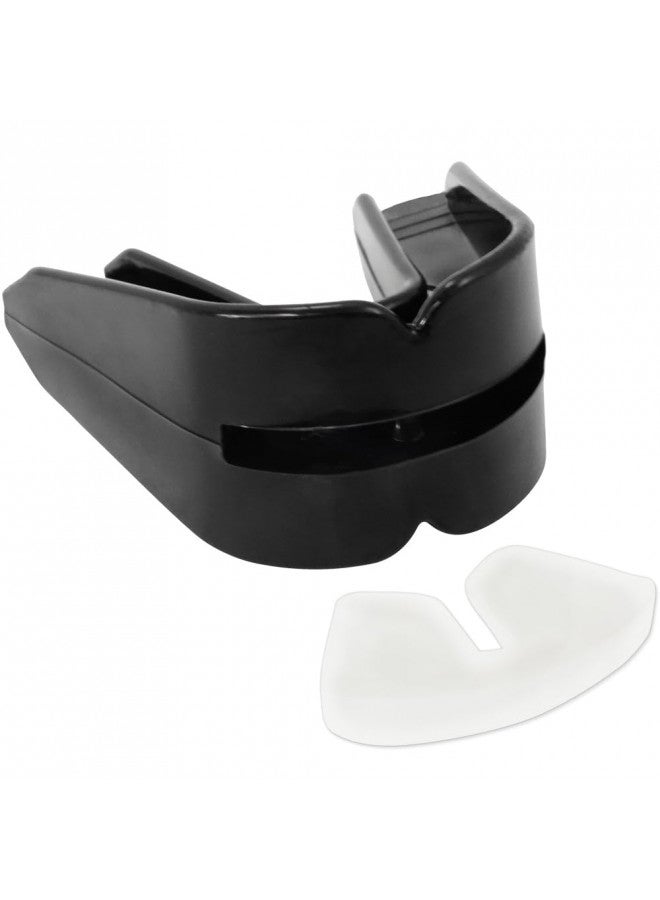Meister Moldable Double Mouthguard w/Case - Black - Image 2