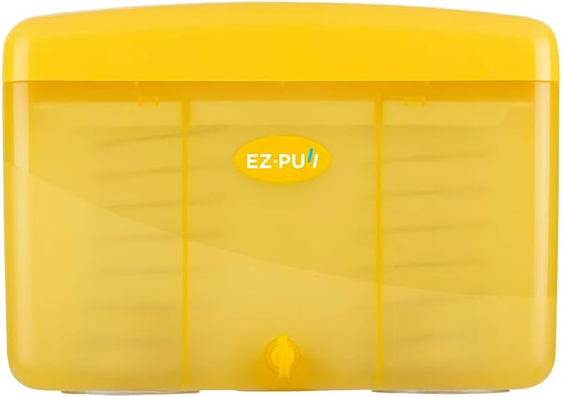 EZPULL EZbrnd Countertop SLIMFOLD Hand Towel Dispenser for Kitchen/Bathroom/Office/RV/Airbnb, Guest Towel Holder, Sunburst Yellow - Image 3