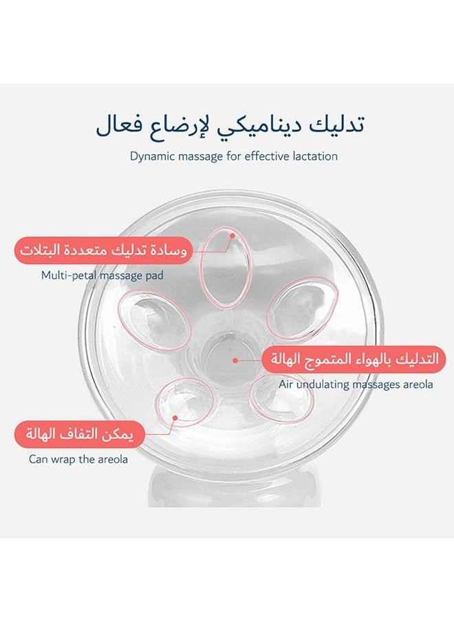هيبوبي مضخة حليب كهربائية مزدوجة منخفضة الضوضاء - لون أصفر  - Image 3