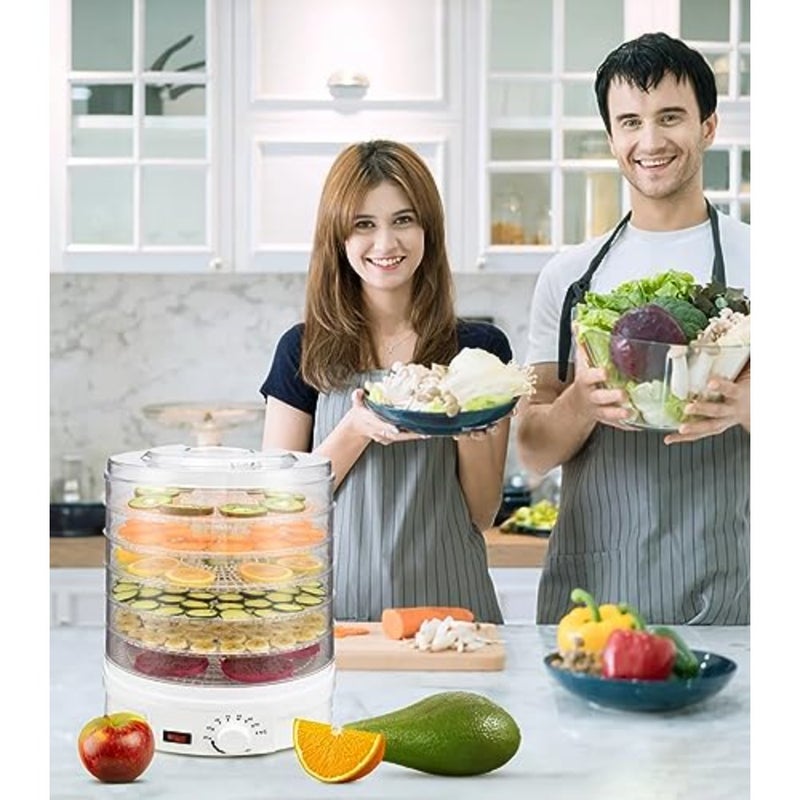 Food Dryer for Jerky Fruit Meat Veggies Dog Treats Herbs Yogurt: BPA-Free Stackable Tray Dehydrator Machine with 70 Heat Drying Temperature Control Powerful Drying Capacity - Image 5