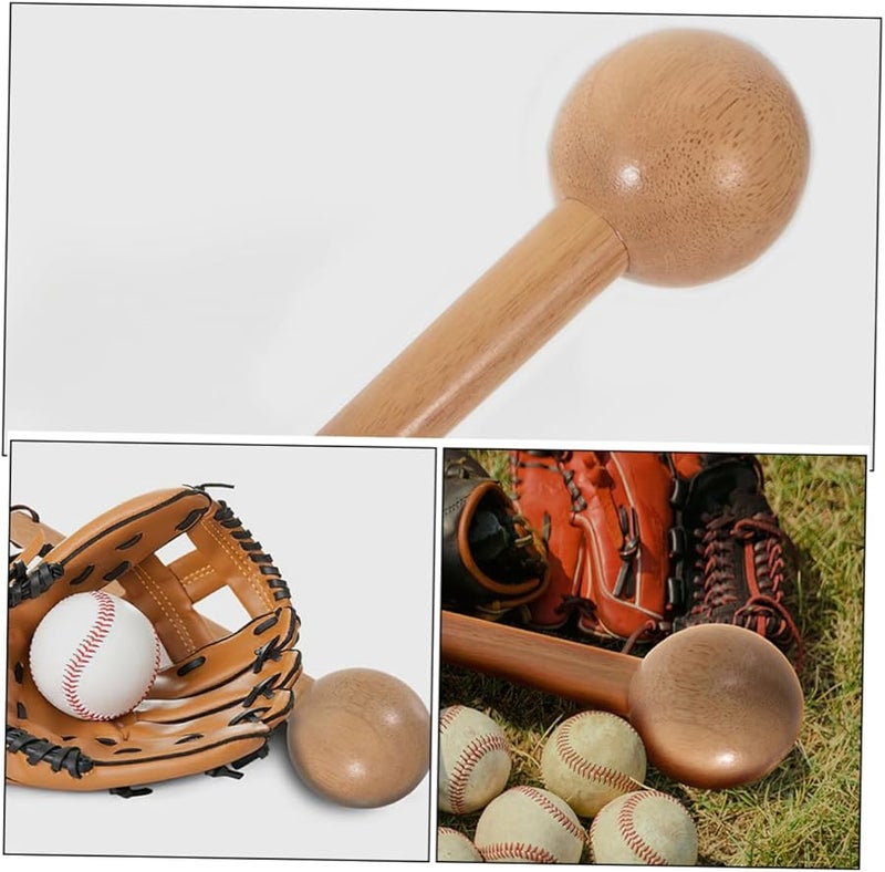 Sosoport 2Pcs Durable Wooden Baseball Softball Glove Shaping Mallet Tool for Catchers Mitt - Image 4