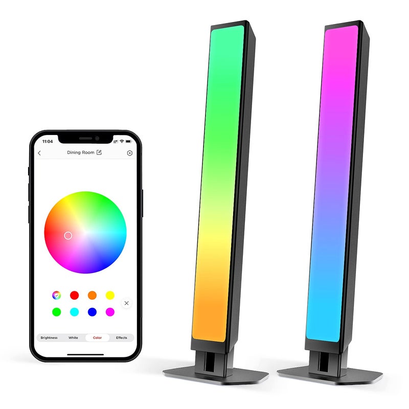 Sengled LED Play Light Bars Multicolor Smart WiFi Lights 2 Pack Base Kit MultiMode Support for Movies Games Music and More Dynamic Audio Sync Kit Compatible with Google Home SmartThings