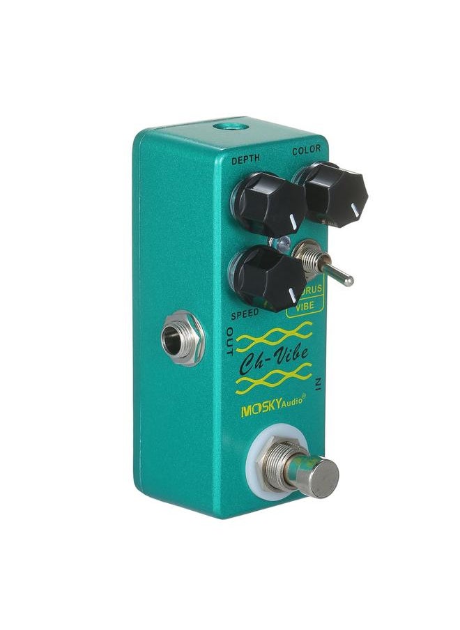 MOSKYaudio Chorus/Vibe Effect Pedal Guitar Effects Pedal Single Mini Effect Pedal