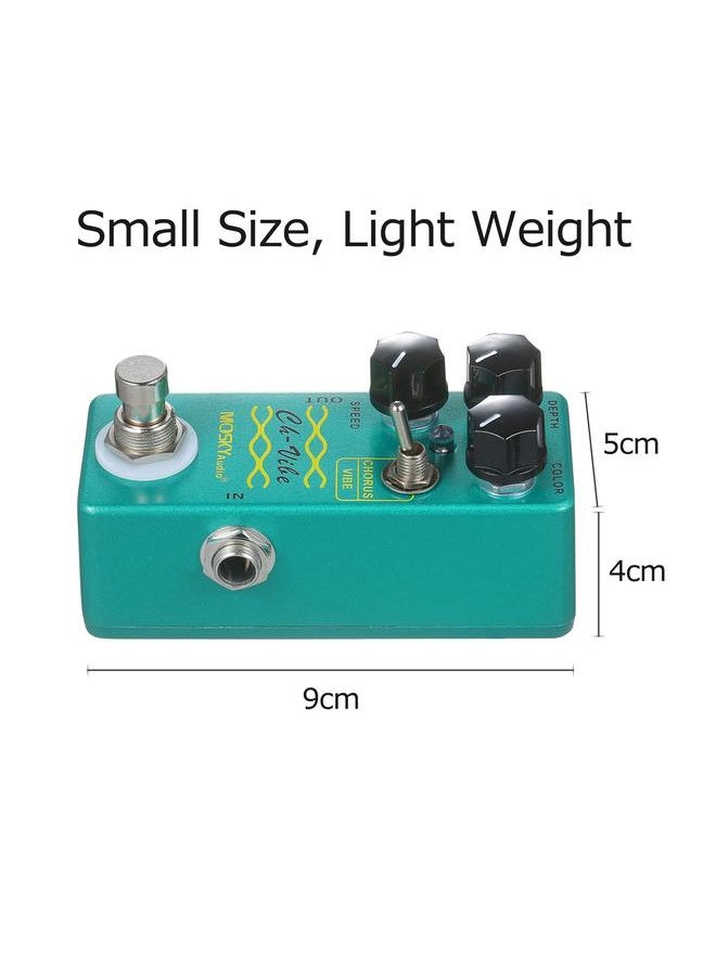 MOSKYaudio Chorus/Vibe Effect Pedal Guitar Effects Pedal Single Mini Effect Pedal