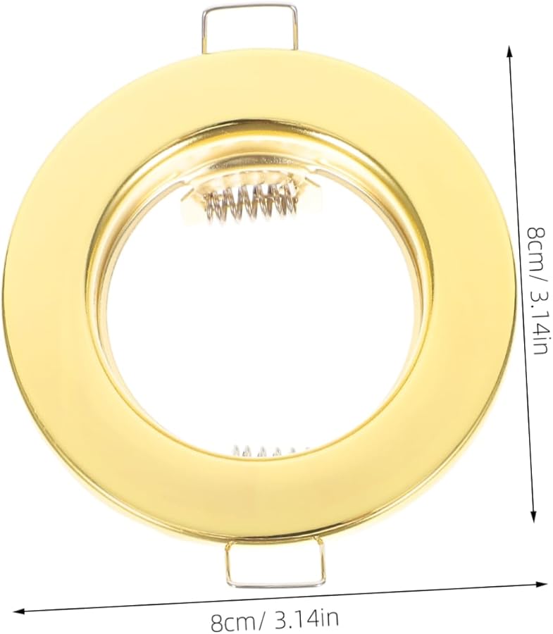 Golden Recessed Lighting Housing Easy Installation Ceiling Fixture Stylish Home Decor - Image 3