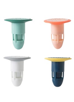 Oasisgalore 4 Pack Silicone Sink Plugs & Drain Protectors, Anti-Odor Hair Catchers for Kitchen & Bathroom  - Image 1