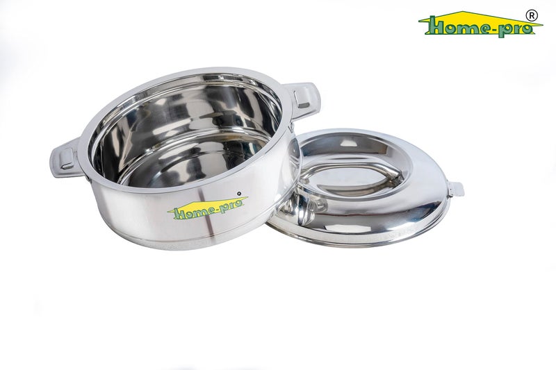 Home Pro Home-pro High Grade Stainless Steel Classy Casserole & Serving Bowl |Hotpot| Double Wall Insulated | hot and Cold | Keeps Food Fresh | Food Safe (10000ML)  - Image 3