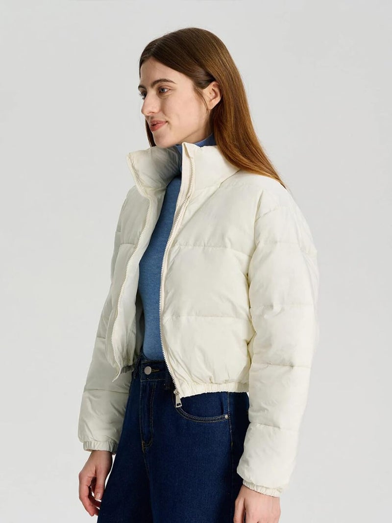 KOTTY Women Full Sleeve Solid Puffer Jacket - Image 4