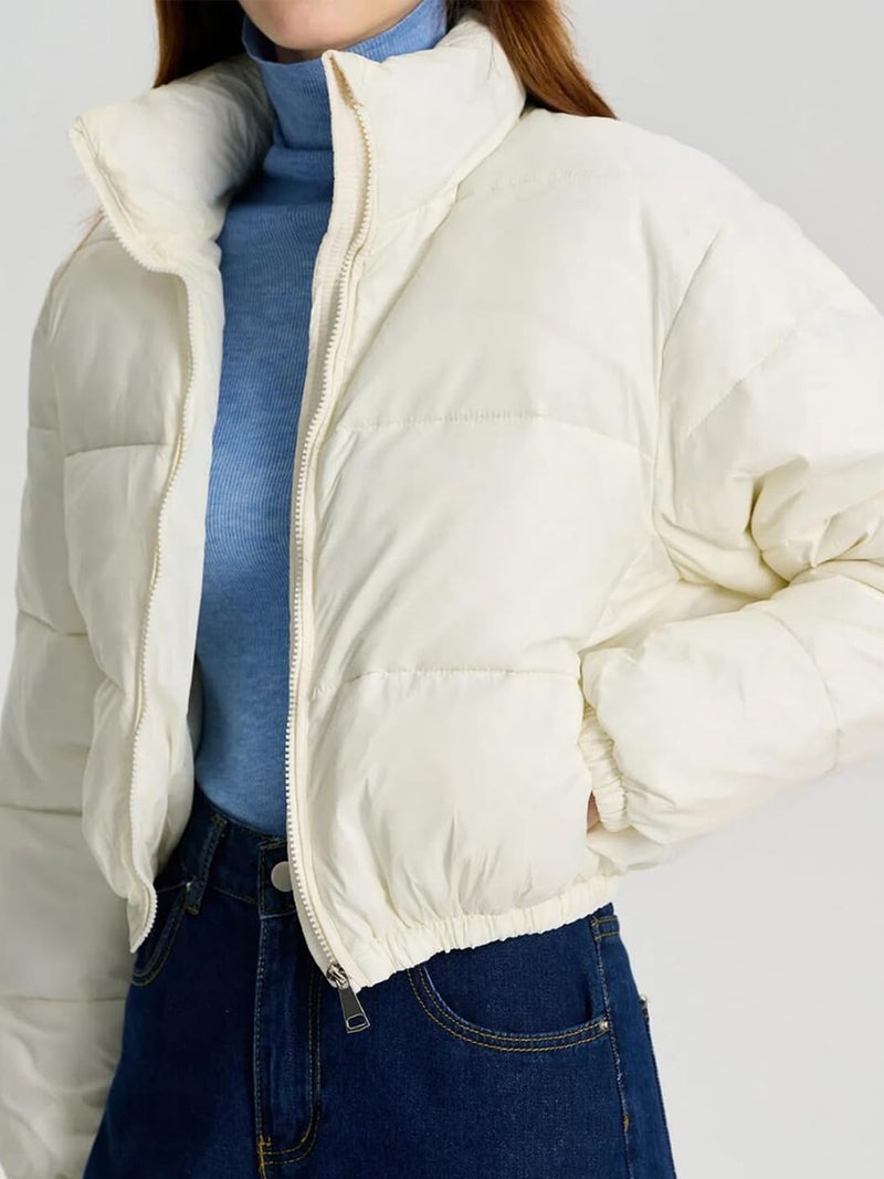 KOTTY Women Full Sleeve Solid Puffer Jacket - Image 2