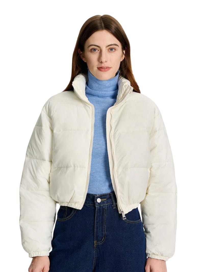 KOTTY Women Full Sleeve Solid Puffer Jacket - Image 1