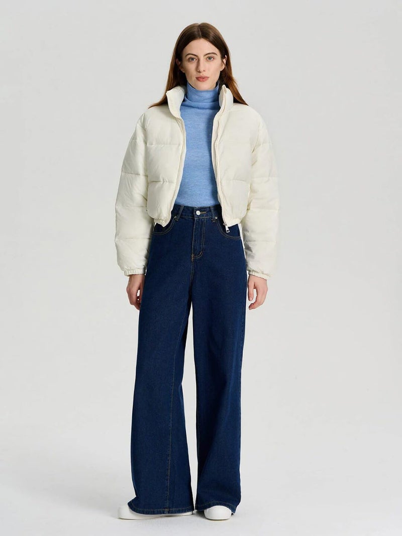 KOTTY Women Full Sleeve Solid Puffer Jacket - Image 5