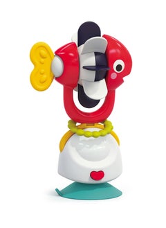HOLA Hola 2in1 Highchair Toys & Baby Rattle Toys Fish, Mealtime Toys, Teething Relief, Fine Motor Skills, Bright Colors, Sensory Toys, Baby Toys, Teether, Baby Rattle, Animal Rattle, Suction Toys 6M+  - Image 4