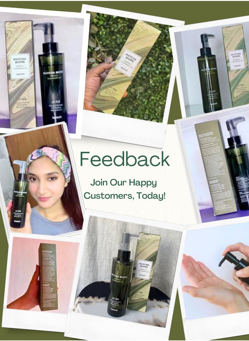 Heimish Heimish Matcha Biome Cleansing Oil - 150ml | Gentle Makeup Remover and Deep Cleanser | Infused with Matcha Extract, Antioxidants, and Hydrating Ingredients  - Image 3