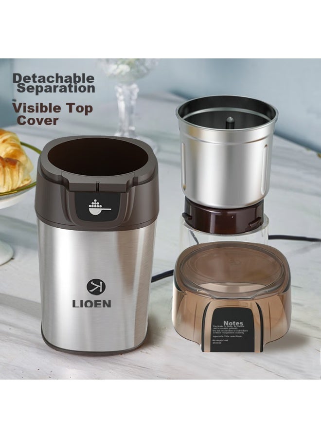 Liven Grinder, Powder Machine, Bean Grinder, Baby Food Maker, Small Household Grinder, Ultra-fine Electric Coffee Bean And Grain Powder Mixer Food Processor Mfj-w317 - Image 2