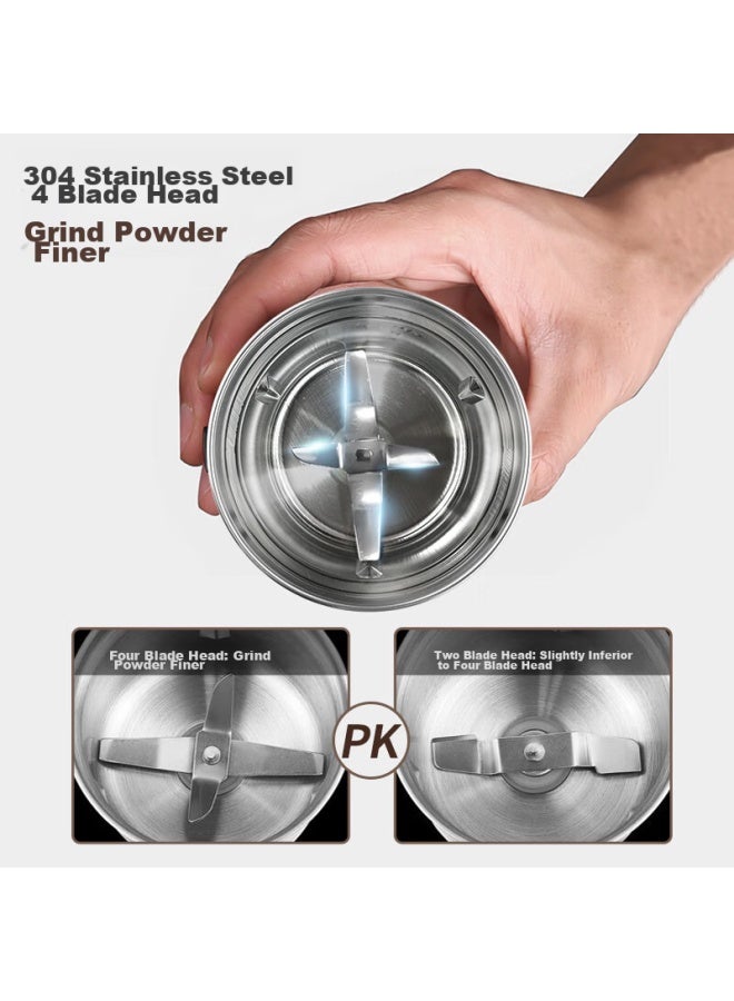Liven Grinder, Powder Machine, Bean Grinder, Baby Food Maker, Small Household Grinder, Ultra-fine Electric Coffee Bean And Grain Powder Mixer Food Processor Mfj-w317 - Image 3