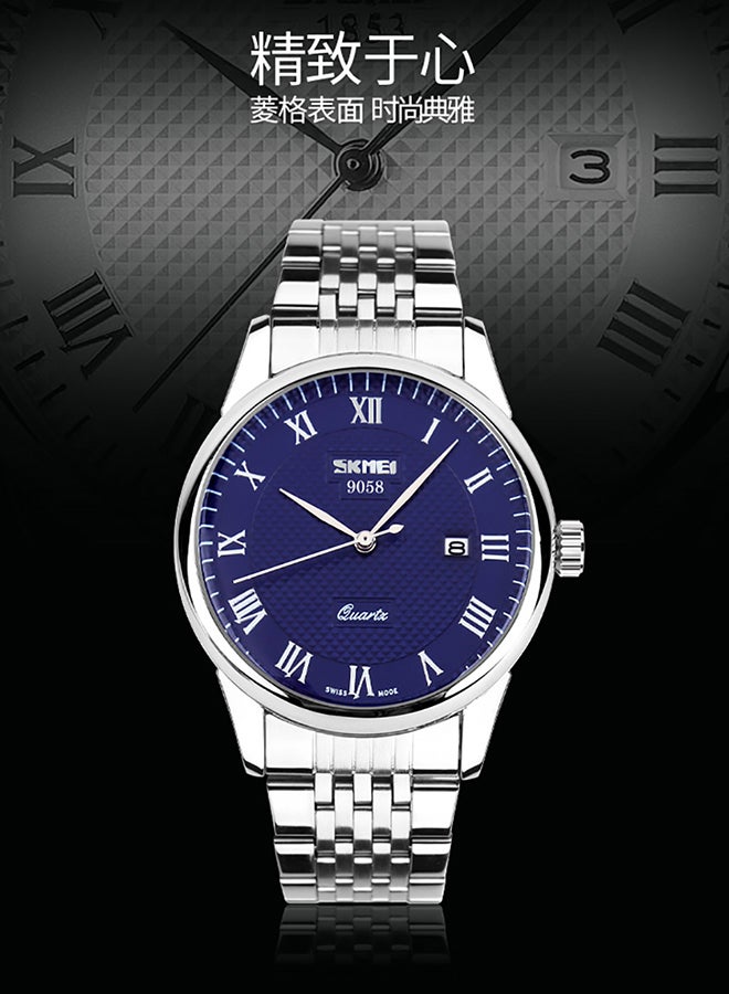 Men's Fashion Clock's Top Brand Luxury Quartz  Waterproof Watch 9058 - Image 1