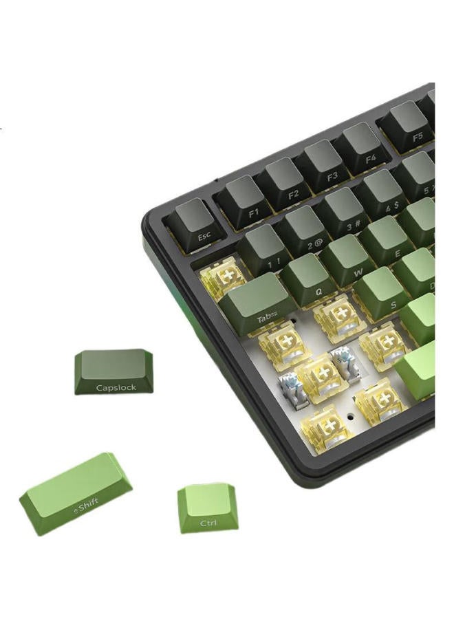 Langtu T88 Qingti Tri-Mode Side-Engraved Custom Mechanical Keyboard For Gaming, Office, Wired, Wireless, Bluetooth, 1000Mah, Ice Sugar Snow Pear Switch Silent - Image 3