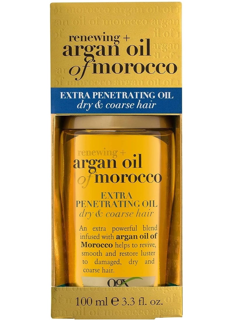 Ogx Ogx Argan Oil Of Morocco Extra Penetrating For Renewing Plus Dry And Coarse Hair, 100ml,  - Image 1
