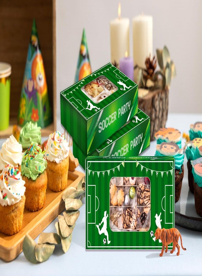Bgohrd 12 Pack Soccer Party Favors Boxes With Window, Sport Boxes For Treat Candy Cookies Party Favors, Gifts Boxes For Birthday Wedding, Christmas Festival Gifts Packaging, 08 - Image 5