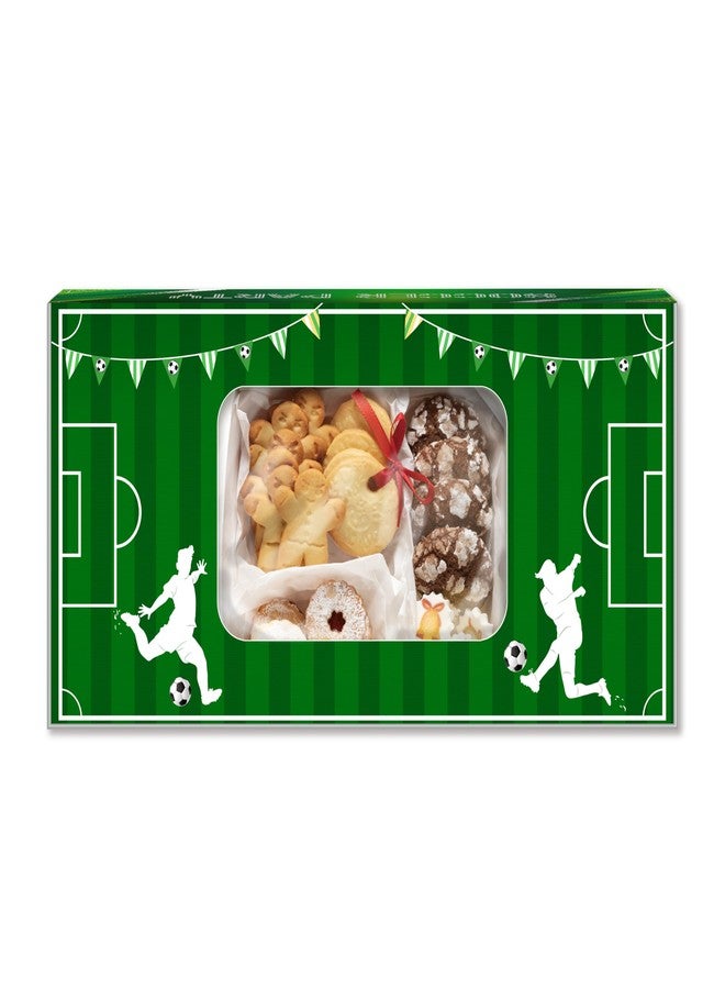 Bgohrd 12 Pack Soccer Party Favors Boxes With Window, Sport Boxes For Treat Candy Cookies Party Favors, Gifts Boxes For Birthday Wedding, Christmas Festival Gifts Packaging, 08 - Image 1