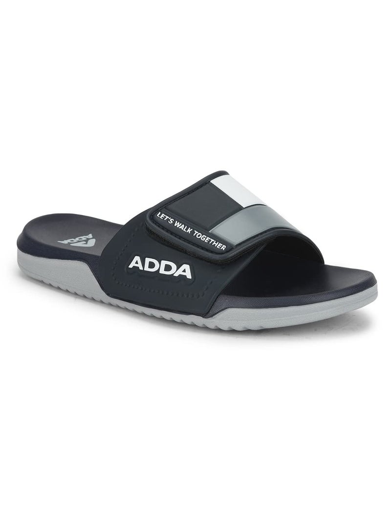 Adda GRAPHIC || Durable & Comfortable || 2D Sole || Skid Resistant || Lightweight || Soft and Comfortable Footbed || Outdoor Slipper || Special Soft || Sliders for Men - Image 2