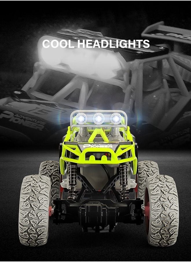 MIXDE - RC Cars,1:20 Scale Electric Toy All Terrain Remote Control Racing Car, Racing Cars Electric Vehicle,Kids Outdoor Toys Fast Racing Buggy Toy with Led Lights and Rechargeable Battery - Image 1