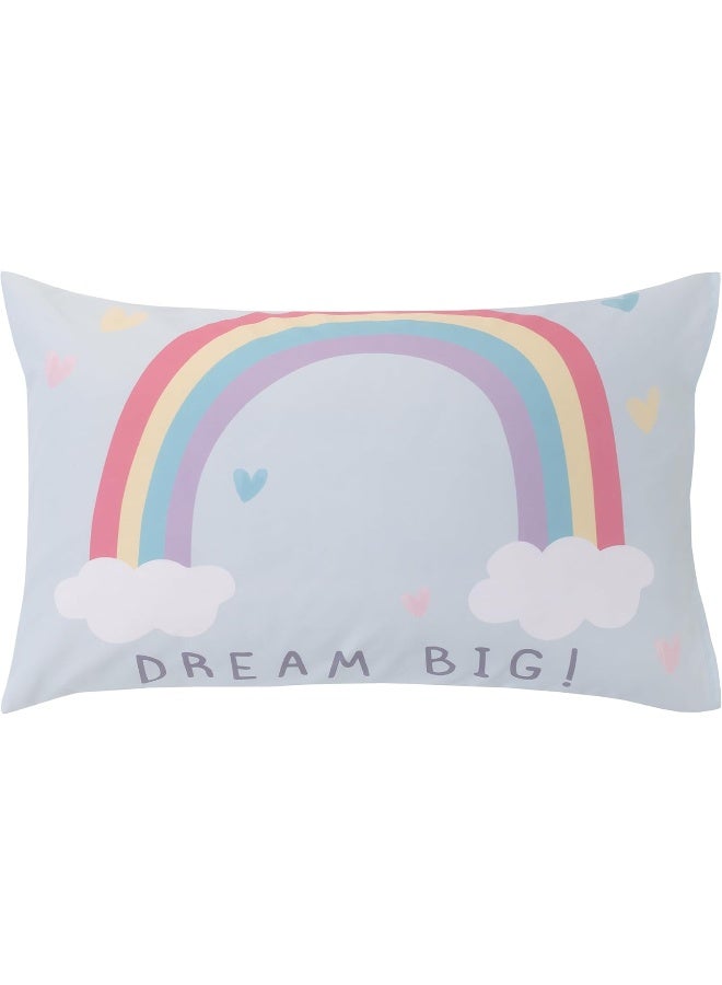 NoJo Carter's Rainbow Unicorn Pink, Purple, and Aqua Dream Big 4 Piece Toddler Bed Set - Image 5