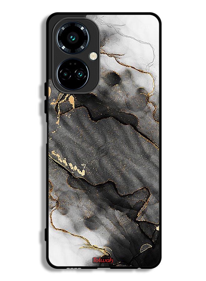 Tolwak Tecno Camon 19 Protective Case Cover Glitter Marble - Image 1