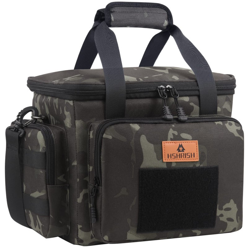 Lunch Bag for Men Tactical Cooler Bag Reusable Waterproof Leakproof Insulated Lunch Box for Adults Men Work Picnic Outdoor Day trips Camping 12L Camo HSHRISH