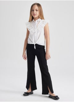 DeFacto Girl Black Spanish Slit Leg Trousers  - Image 2
