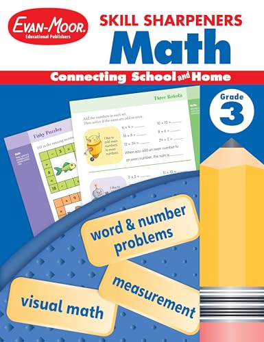 Skill Sharpeners Math Grade 3 Workbook 