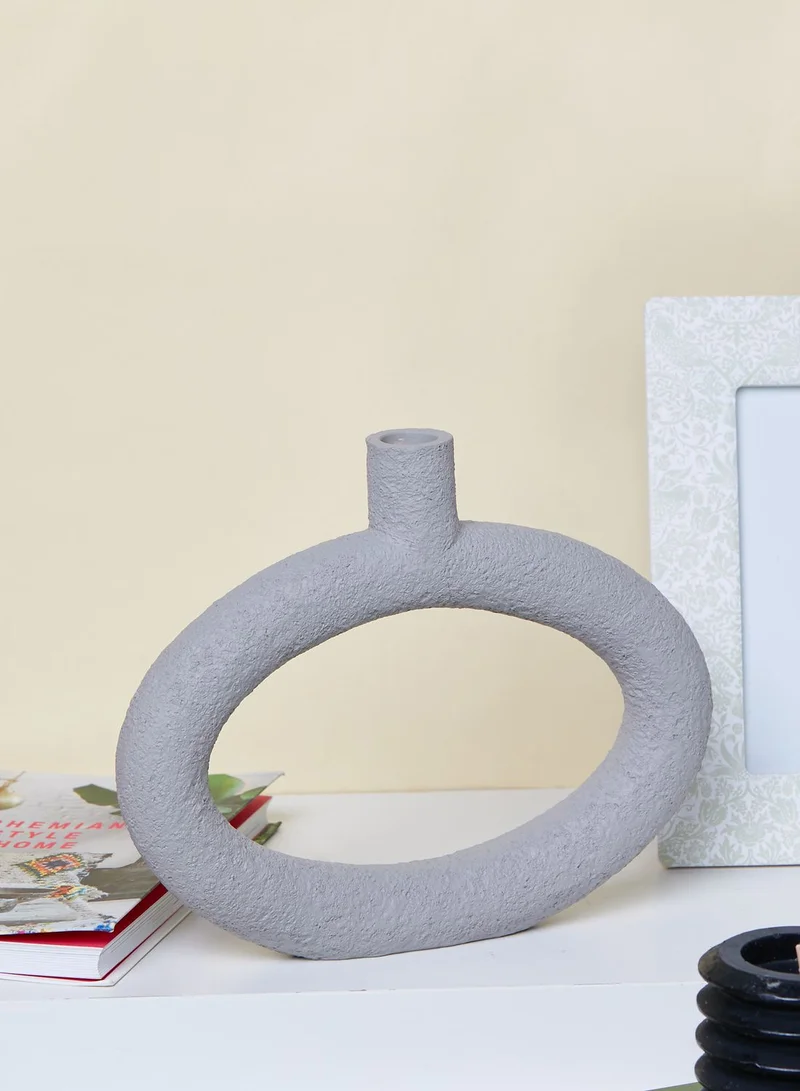 present time Oval Wide Warm Ring Vase