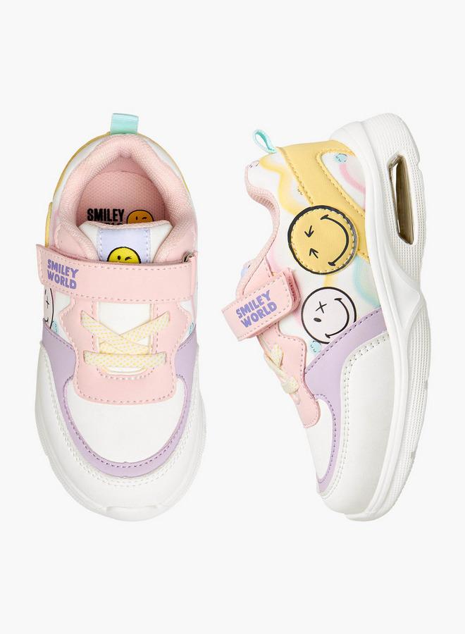 SMILEY Girls Colorblock Sneakers - Image 1