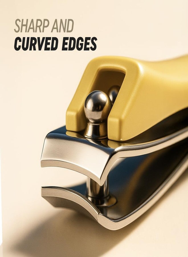 Gleva Nail Clipper for Fingernails & Toenails - Ultra Sharp Stainless Steel, Ergonomic Design, Anti-Slip Grip, Precision Cutting for Men, Women & Kids - Easy to Use & Durable Grooming Tool - Image 3
