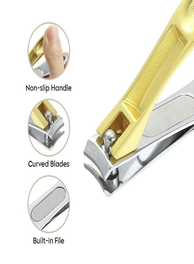 Gleva Nail Clipper for Fingernails & Toenails - Ultra Sharp Stainless Steel, Ergonomic Design, Anti-Slip Grip, Precision Cutting for Men, Women & Kids - Easy to Use & Durable Grooming Tool - Image 5