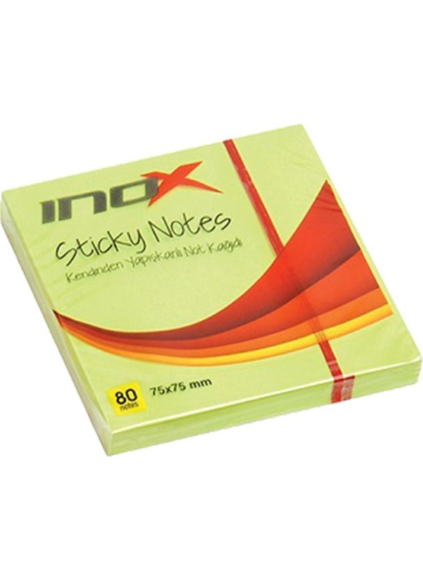 Inox 75X75 Sticky Note Paper Highlighter Green 80 Yp. - pzsku/Z5EA115166A484CEFD564Z/45/_/1728631359/089156be-3205-4de5-88b2-8b2427cecaa7